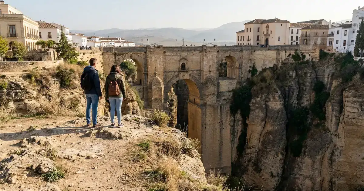 Puente Nuevo bridge over the El Tajo gorge in Ronda, Andalusia, one of the best day trips from Torremolinos