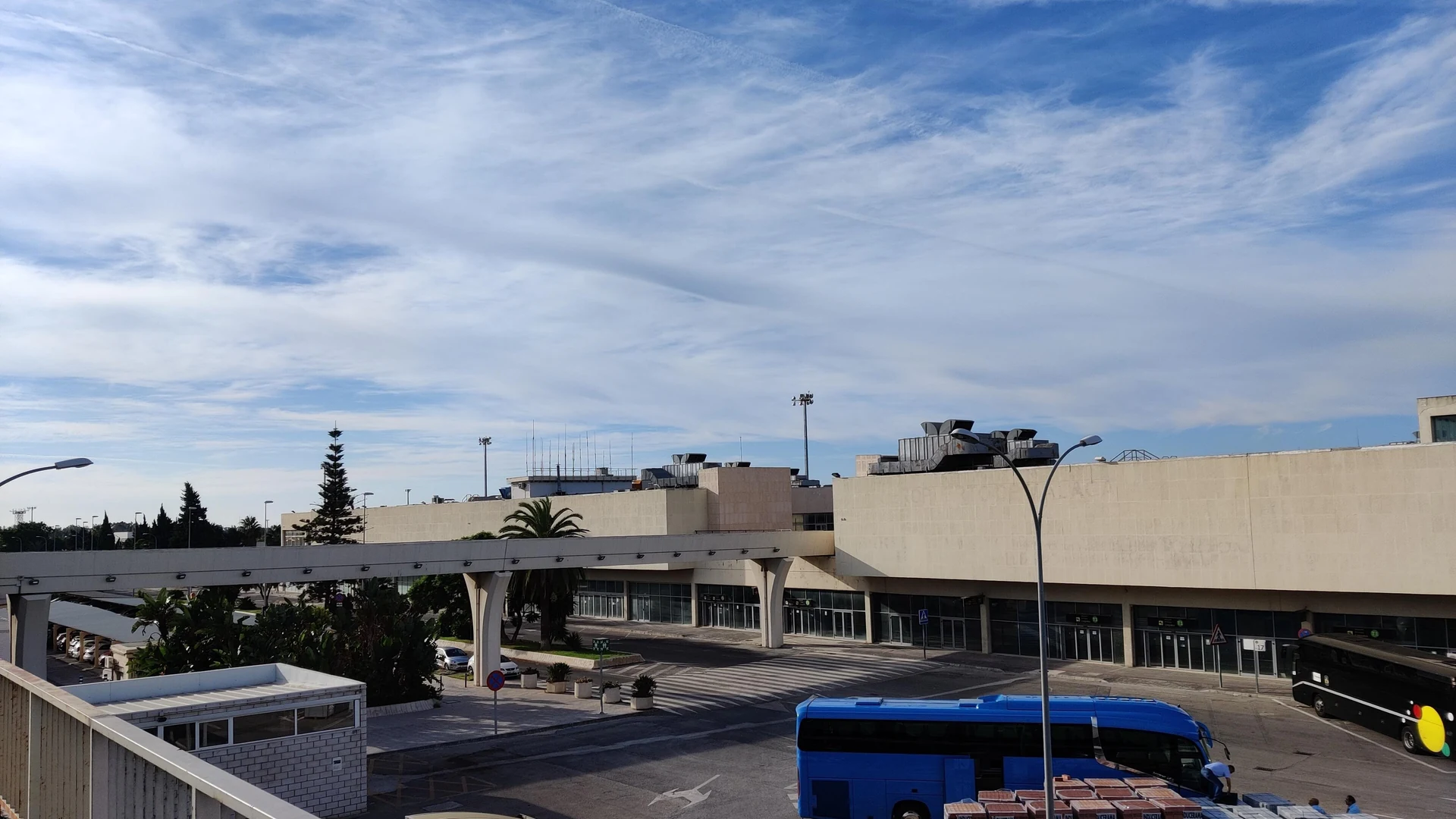 The terminal building at Malaga Airport, where most car hire pickups are located