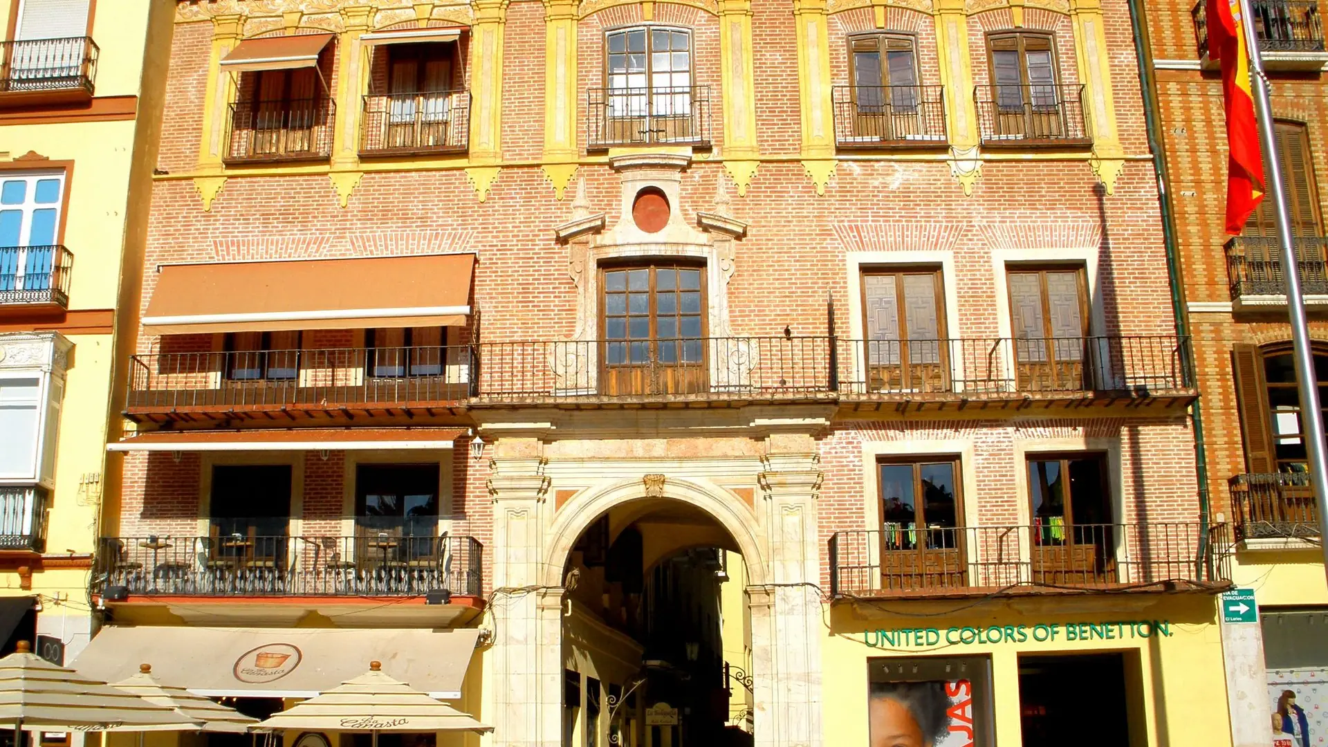 The Pasaje de Chinitas, a narrow lane in Malaga's old town